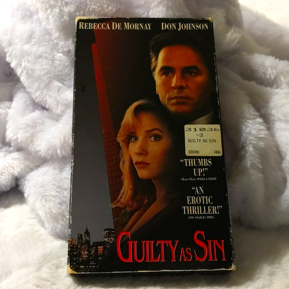 💵2/$10Bundle and Save💵VHS| Guilty as Sin